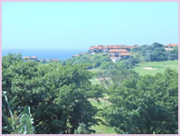 Golf course and sea views from Baluwatu at Zimbali Holiday Home
