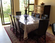 Dining room at the Baluwatu villa